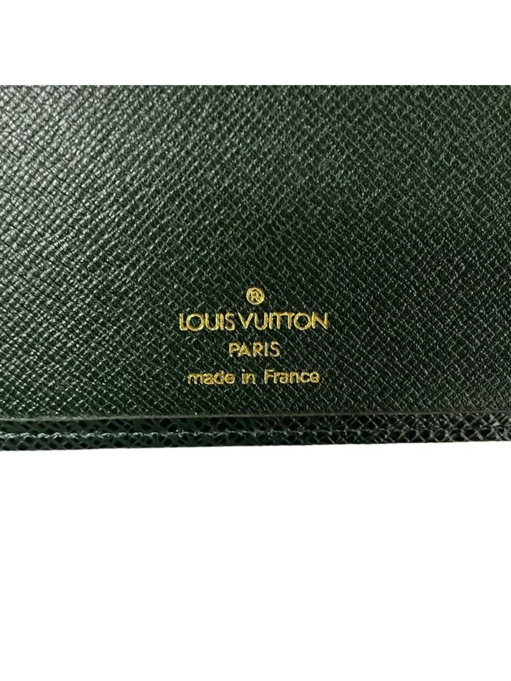 Louis Vuitton Notebook Taiga Desk Diary Esepia Leather Agenda